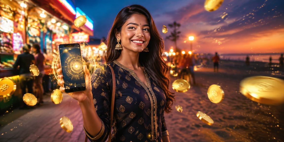 Indian user logging into online betting platform